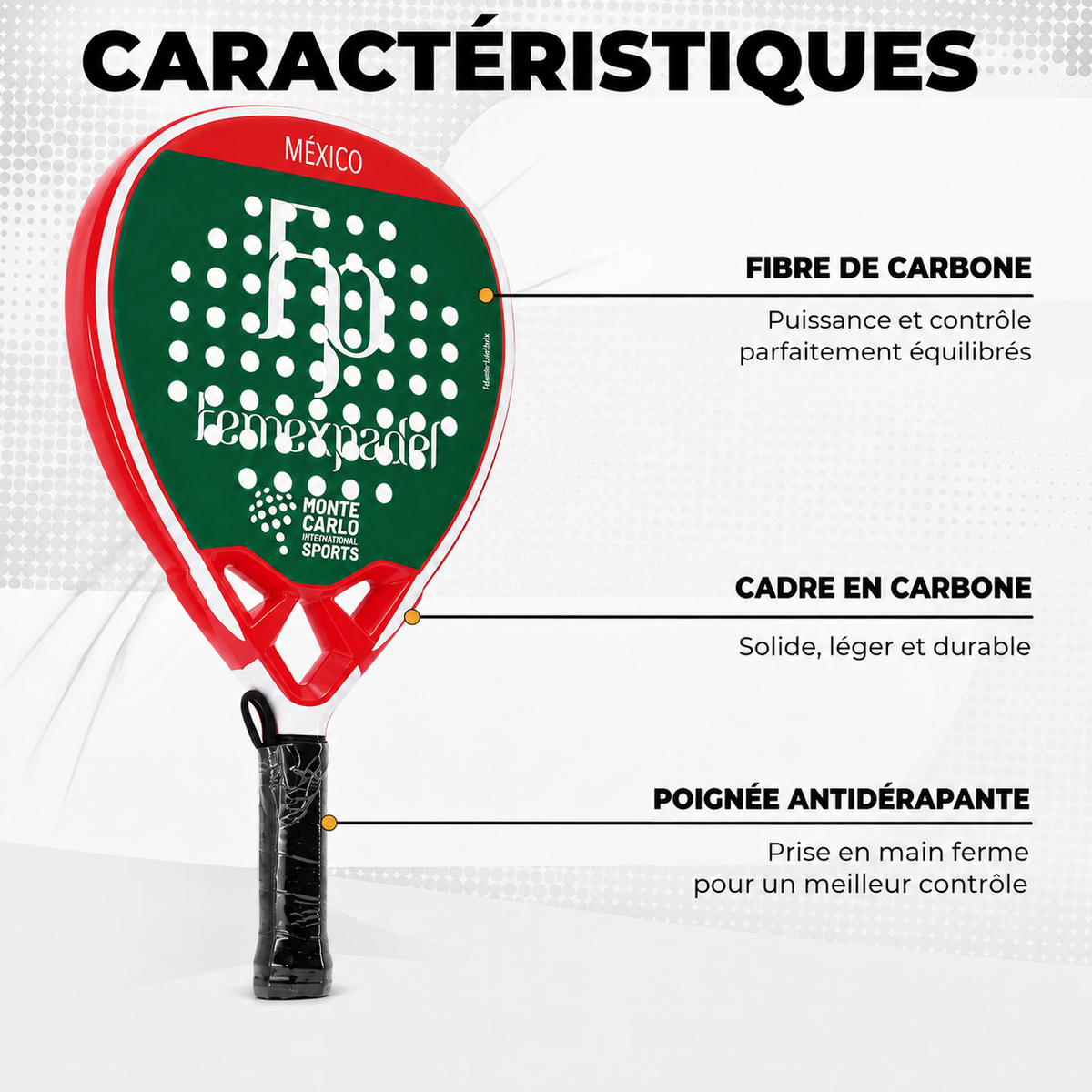 Raquette de Padel Monte Carlo EVO ATK | PADEL Milano