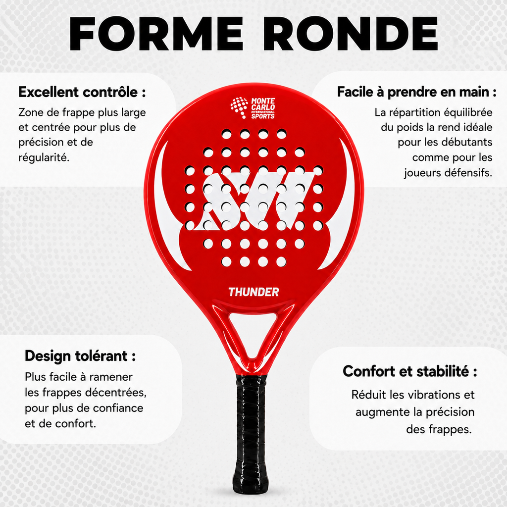 Raquette de Padel Monte Carlo THUNDER PRO | PADEL Milano