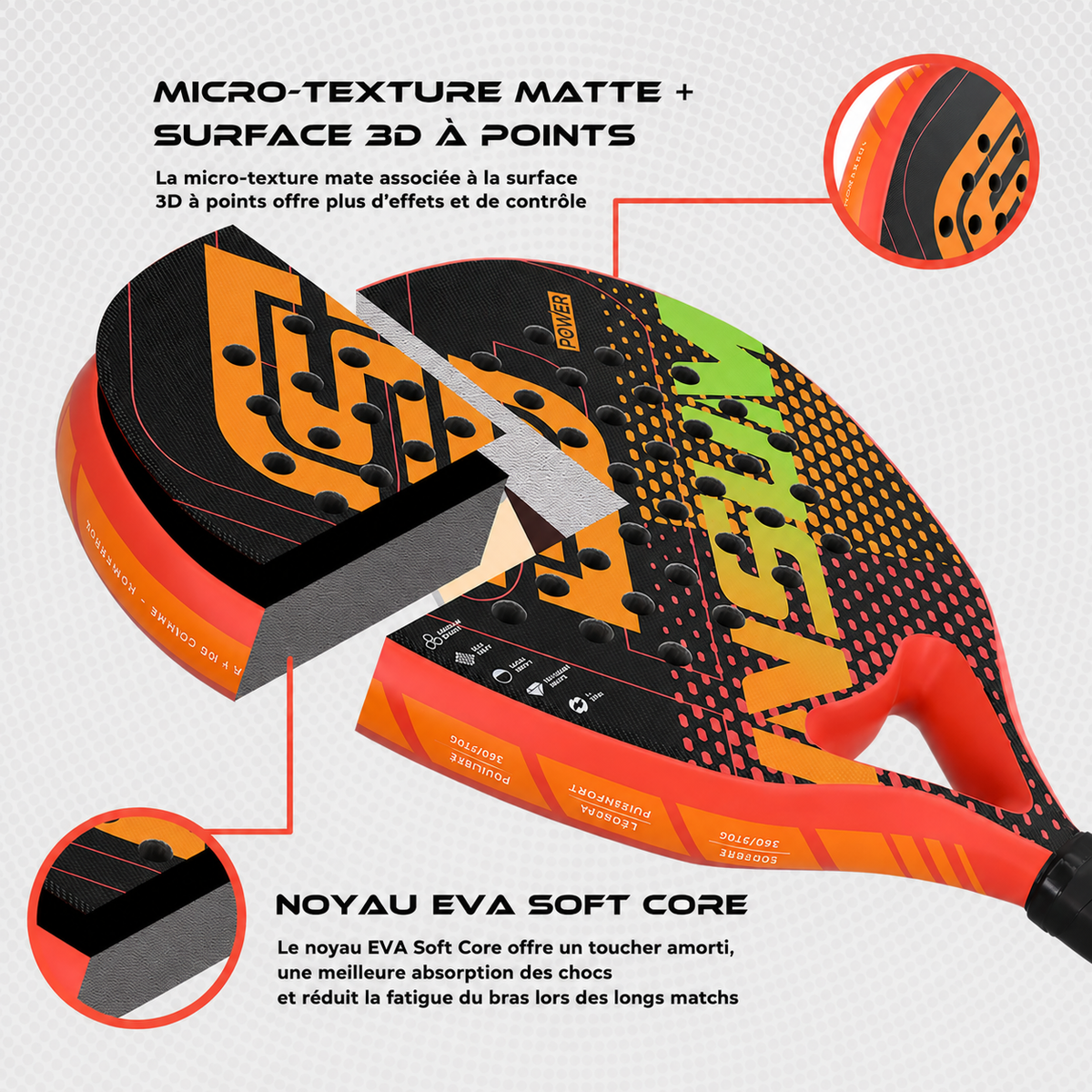 Raquette de Padel EVO PRO V2